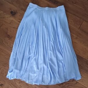 NWT Gentle Fawn for The Gilly Box Serenade Pleated Skirt Blue Serenity Size XL